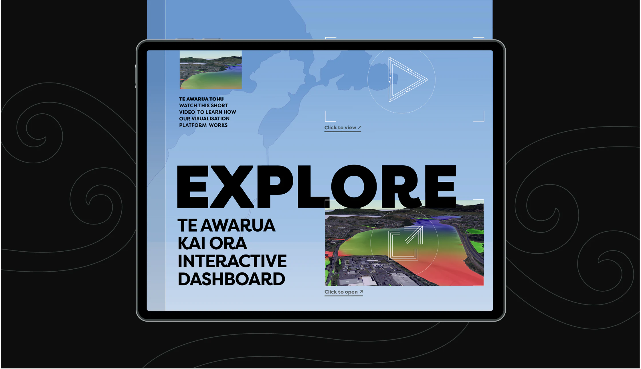 Explore — the interactive Te Awarua Kai Ora data dashboard